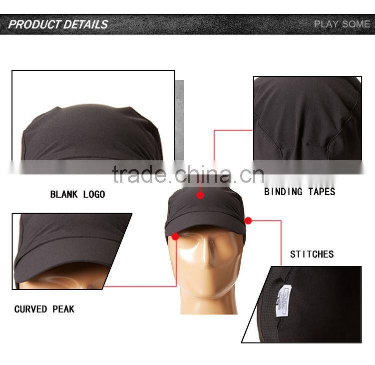 Custom your own logo plain cotton cycling cap and hat