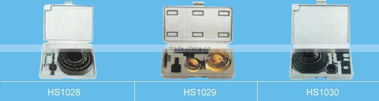 4 pcs plastic blister carbon steel hole saw