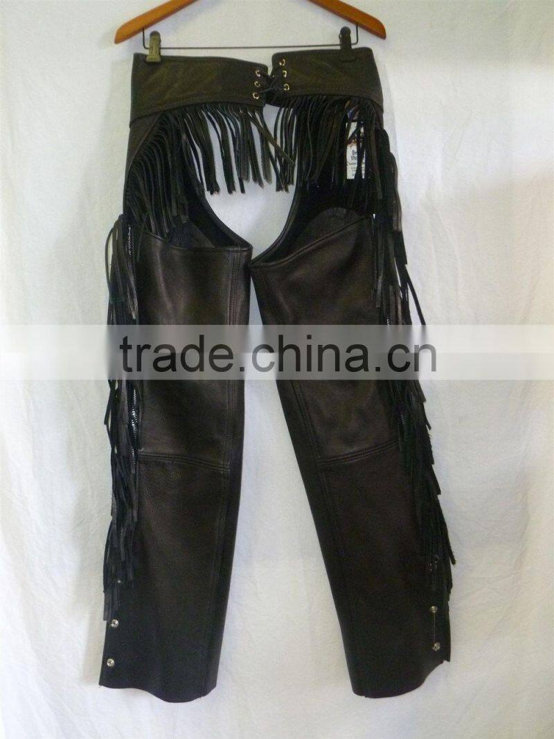 Motorcycle leather chap/Motorbike Leather chap/ Leather Chaps/WB-LC603