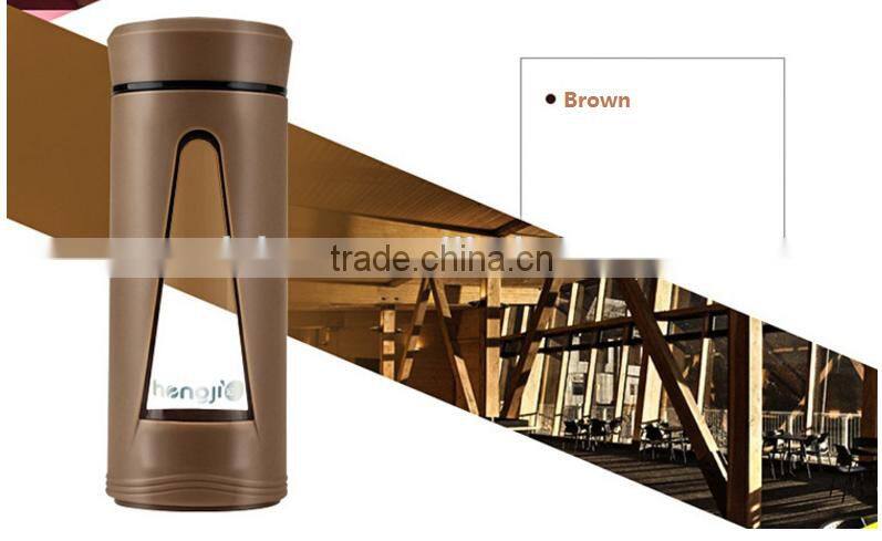 Amzing creative design suction tea bottle no BPA
