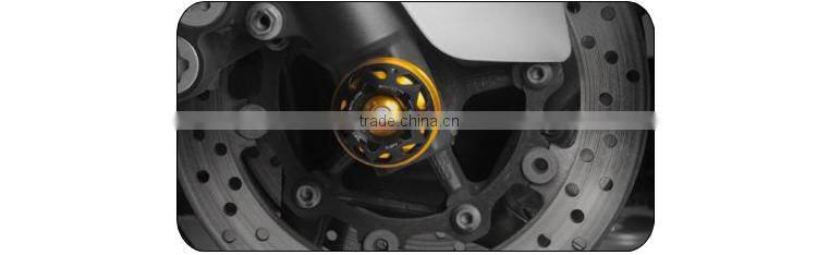 BJ-FS-YA001 Top Quality CNC Aluminum Motor Bike Parts Motorcycle Front Axle Slider for Yamaha T-max 530