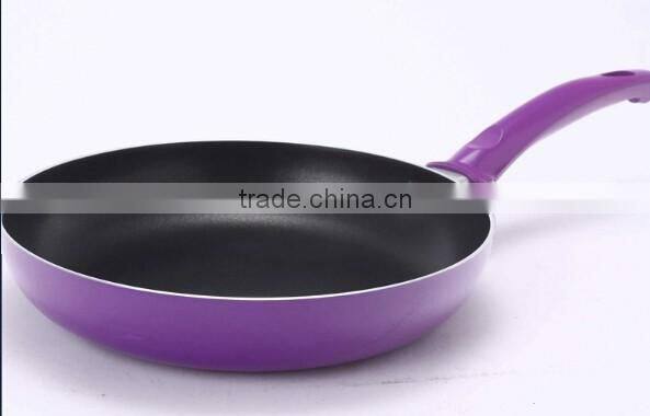 purple nonstick ceramic pressed/forged deep fry pan induction cooker used factory price
