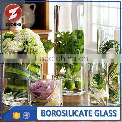new design explosion proof glass vase for wedding decoration