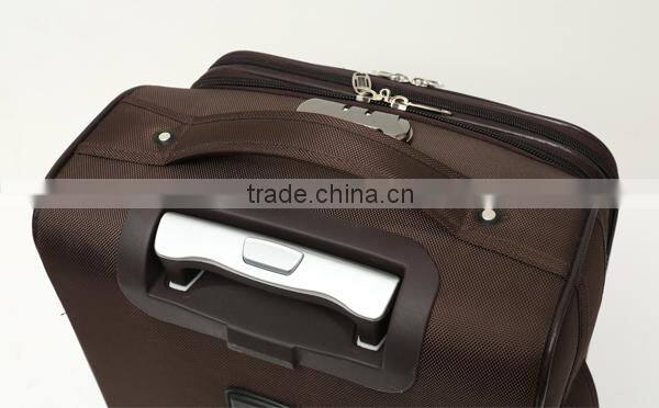 nylon material suitcase sets with high class eminent suitcase