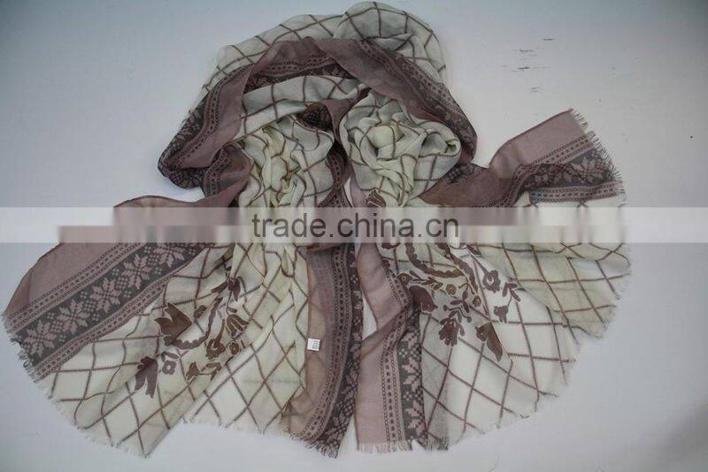 fashionable long lady's scarf factory fashion print cotton scarf wholesale