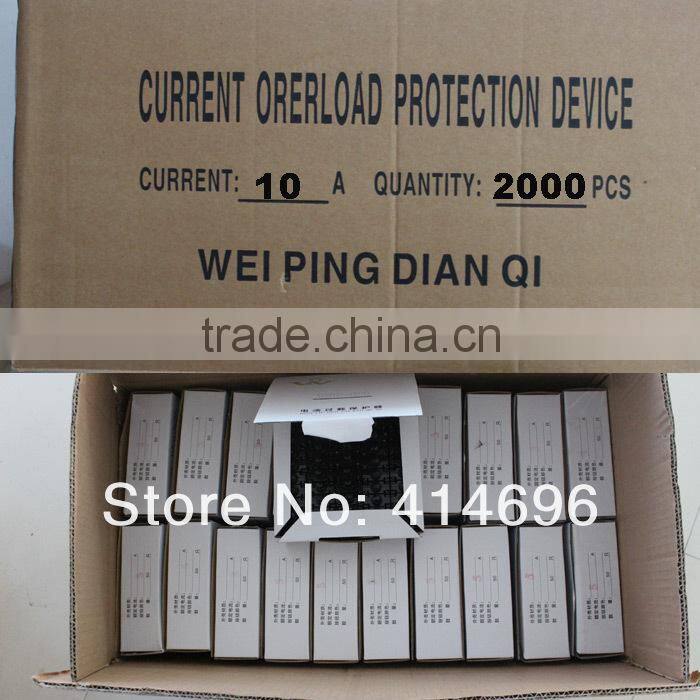 FILN Wp-01 Circuit Breakers Silver Contact point 10A 6A Plastic overload protector Switch With waterproof cover