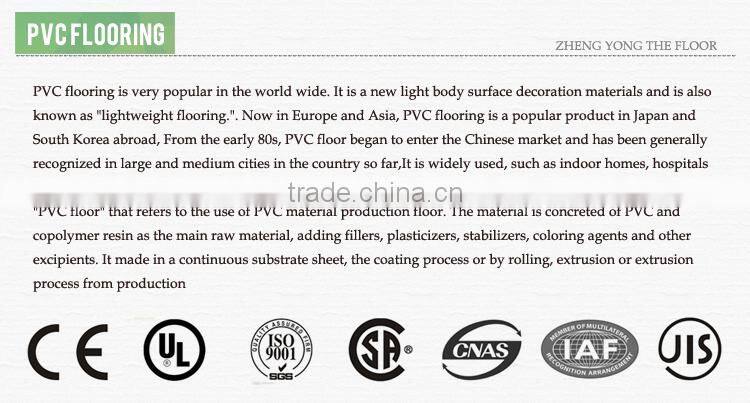 EIR PVC Flooring, LVT,Plastic Floor 3.0mm 4.0mm 4.5mm 5.0mm