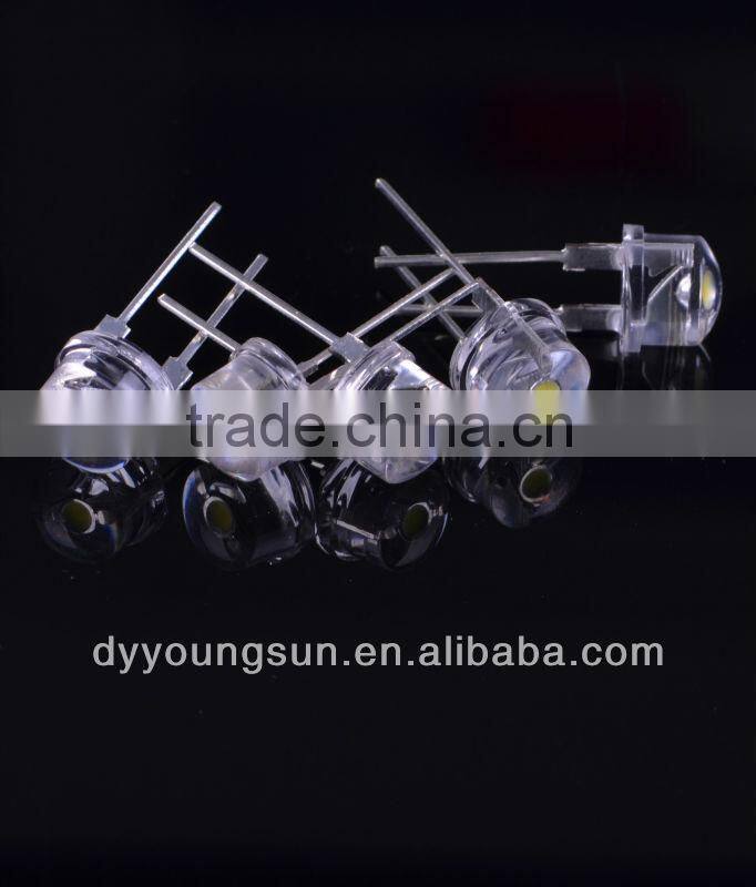 good quality with low price 8mm straw hat led diode