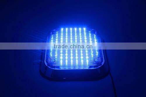 Police beacon light magnetic/ screw rotating warning beacon for car trucks