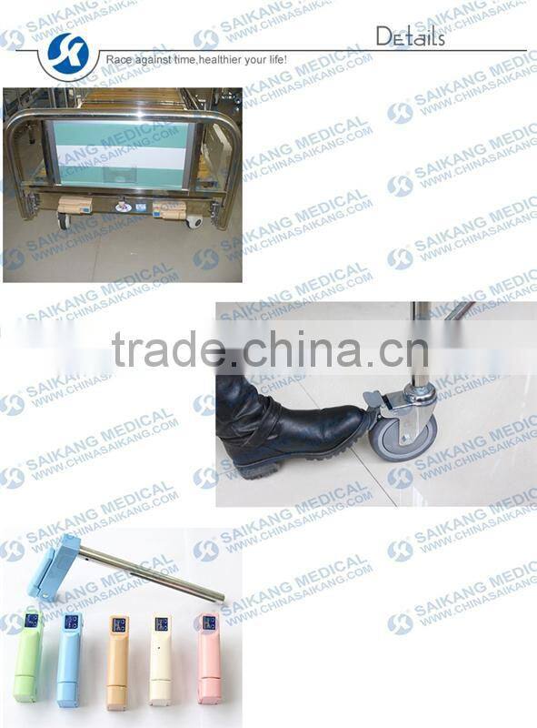 Hospital Furniture Durable Medicare Remote Control Care Bed