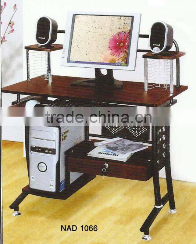 cheap MDF and glass computer desk