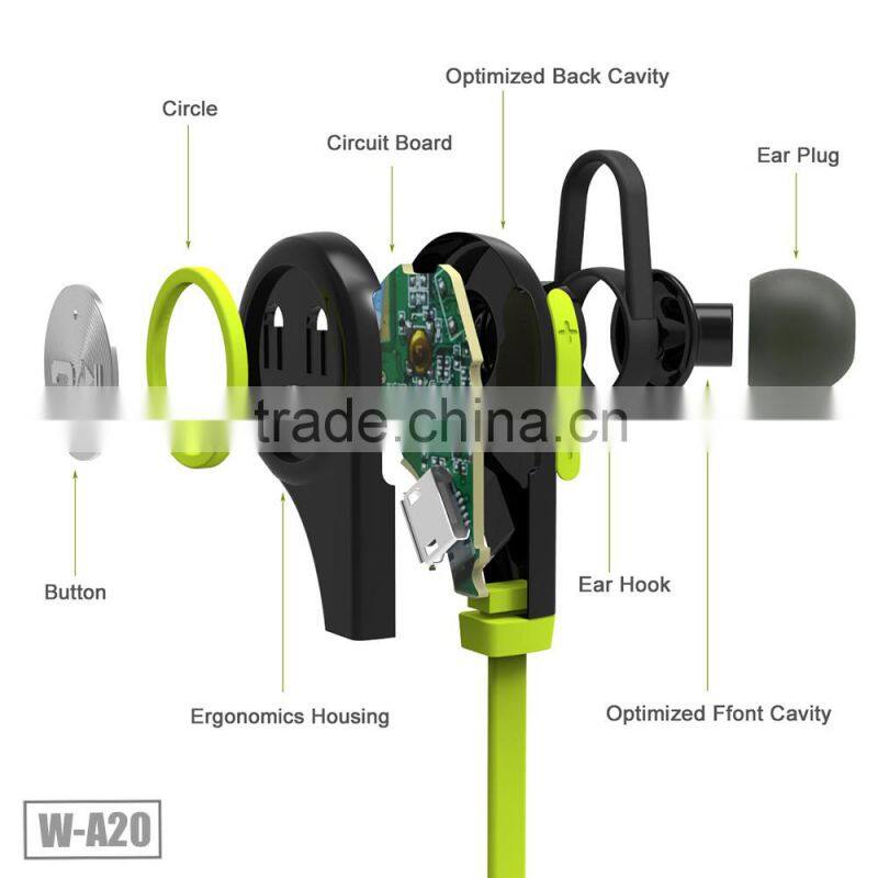 Bluetooth Earphones, 2016 New Style Sport Jogger Earphones
