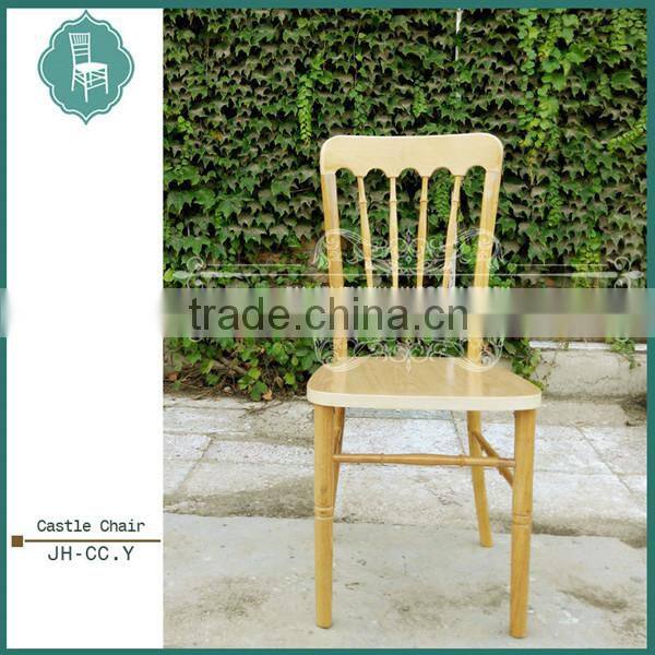 hot sell wedding banquet used wooden chateau chair