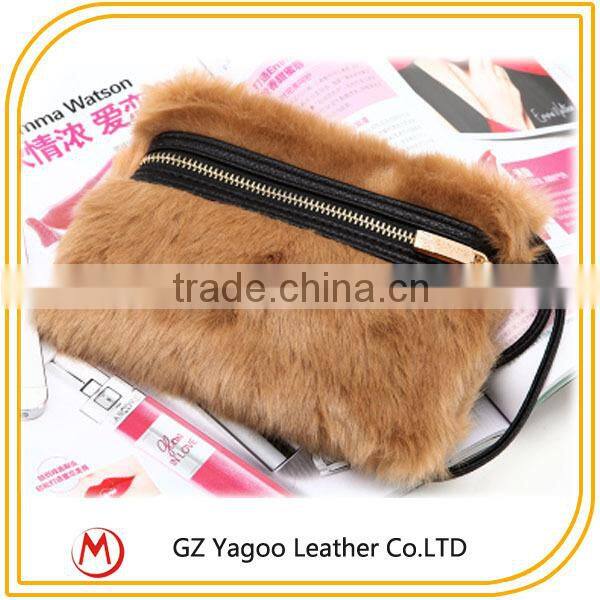 Fashion Fur Evening Bag / Clutch Bag