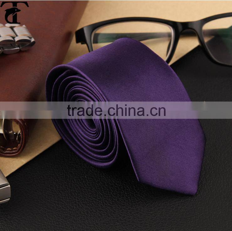 Promotion Ties Wholesales Purple Necktie In Solid Color 2400 needle