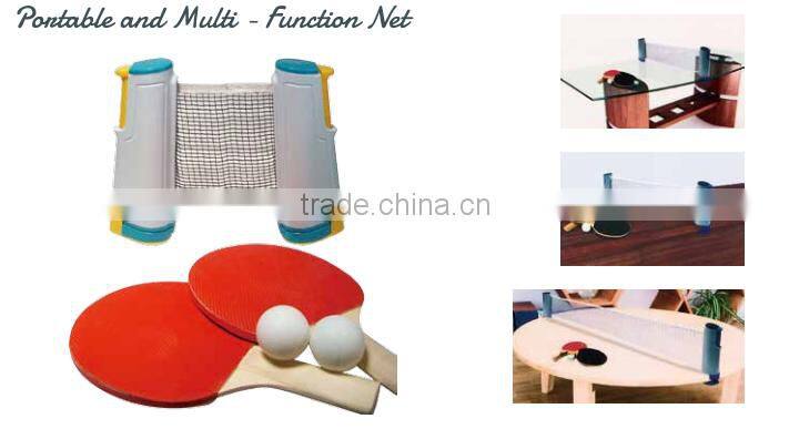 Protable Table Tennis Set With Retractable Net for Ping Pong Table
