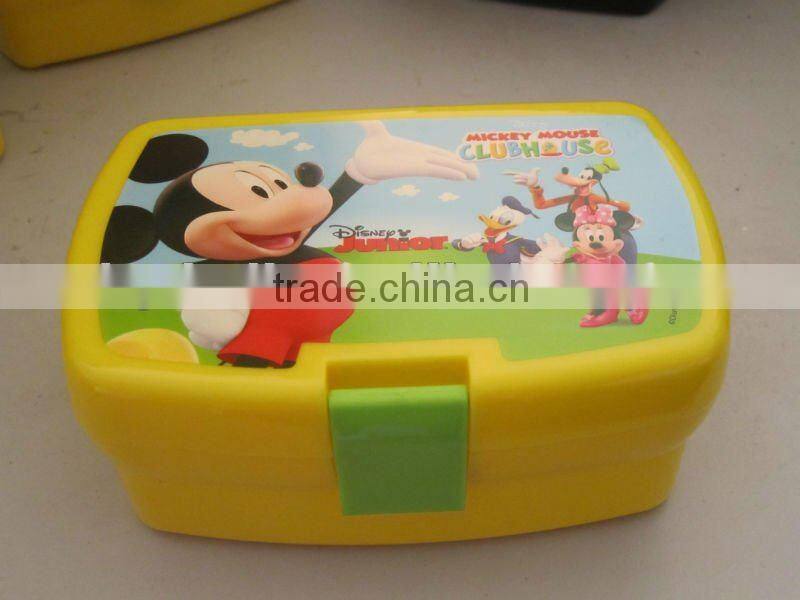 China supply plastic container,lunch box and bottle set