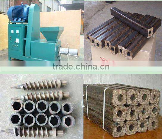 Tree branches Charcoal Bar Making Machine with high quality