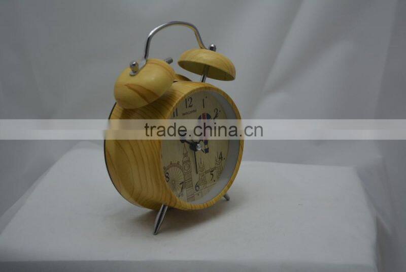 hot sale new technology wooden accessories 2016 Table quartz time clock for home deco,promotional alarm clock/