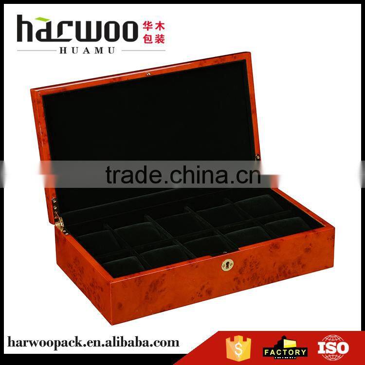 Best gift Luxury black piano lacquer finish Arabic Gift wooden box
