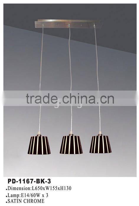 Residential steel and acrylic decoration LED pendant lamp modern