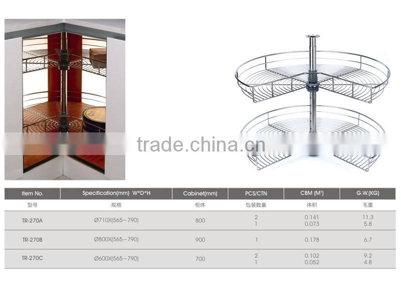 270 degree wire kitchen cabinet lazy susan