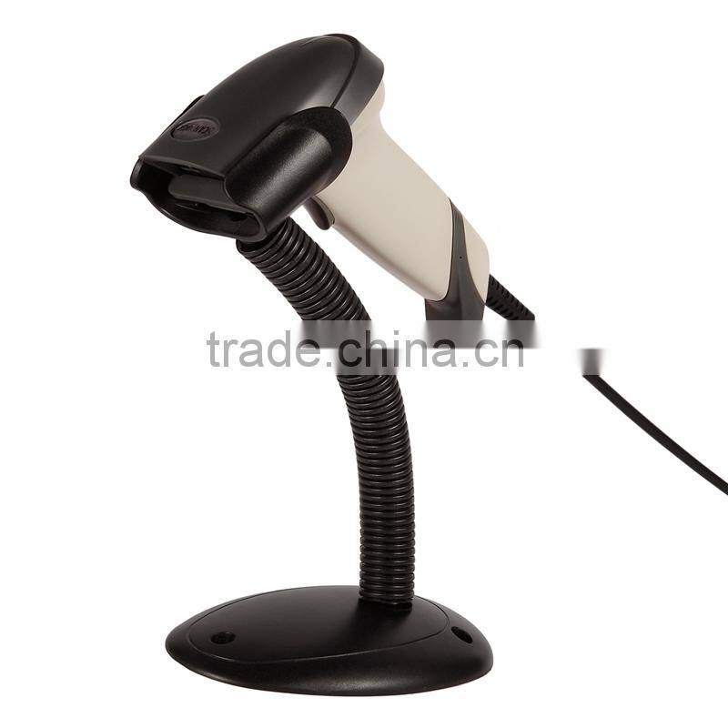 Black/White/Grey 1d laser handheld barcode scanner