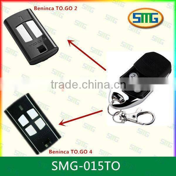 BENINCA TO GO 2WV or TO GO 4WV Replacement Remote Control garage door Transmitter 433.92Mhz
