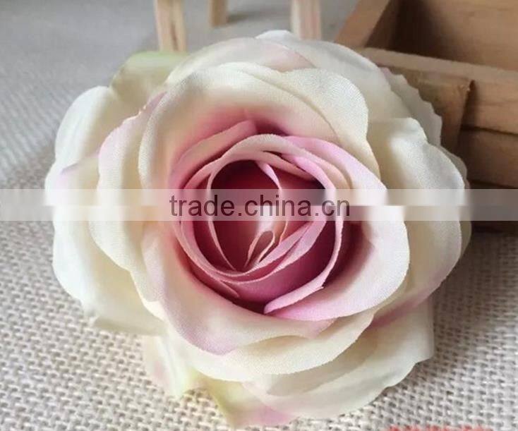China Cheap Custom Wedding Artificial rose Flower,Fabric Flower For Wedding Decoration