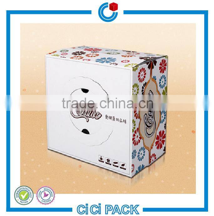 250gsm white paper 6inches cake box for Chritmas party wedding cake boxes wholesale