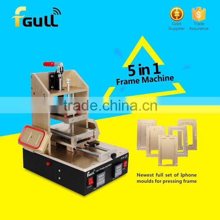 Multi function 5 In 1 LCD Separator Glue Remover Frame Bezel Laminate Machine for lcd refurbishment
