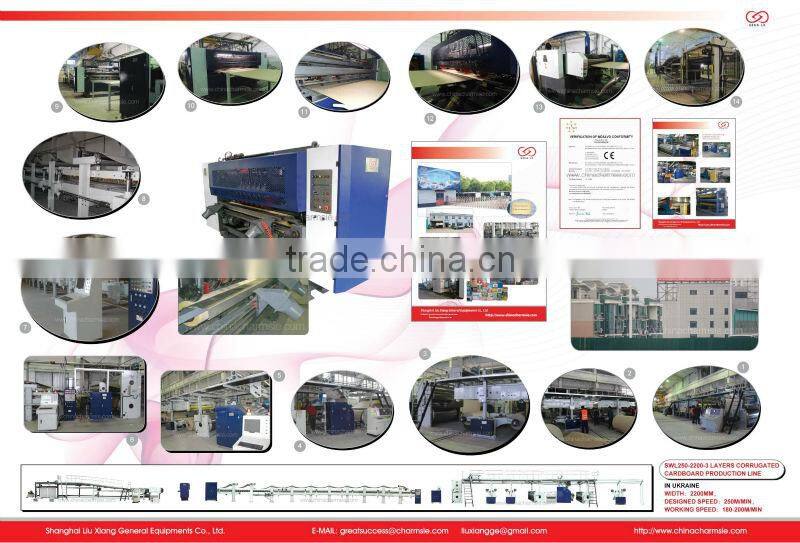 GIGA LXC-745N Automatic Corrugated Cardboard Making Machine For Steam-heating