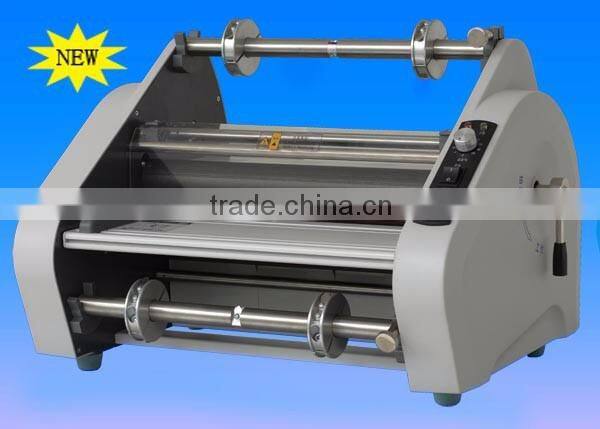 Professional Manufacturer (FM-380RW ) Double side Laminating Cold and Hot Roll Laminator