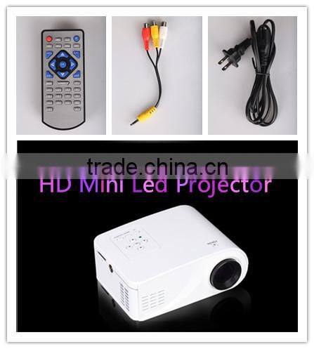 Portable HD 1080P Meeting Advertisement Multimedia Led Video Projector