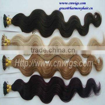 SUPER QUALITY u tip/flat tip hot fusion hair extension