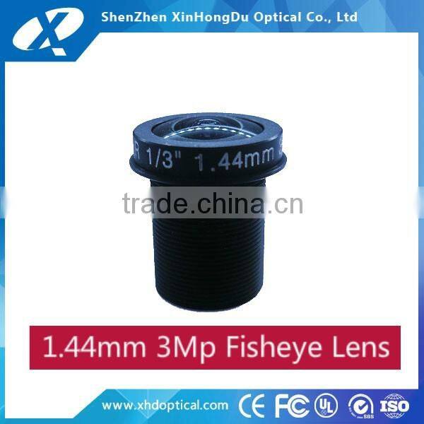 Full view m12 fisheye lens cctv lens 360 degree supper wide angle