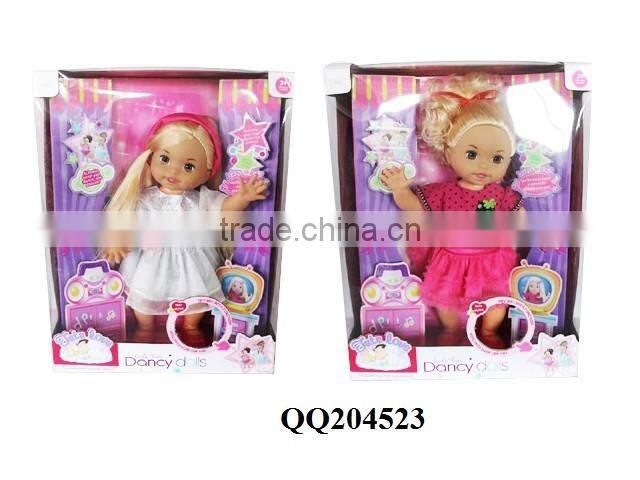16 inch Beautiful Baby Doll Kids Doll Toy Dancing toy Doll With Music and Sound