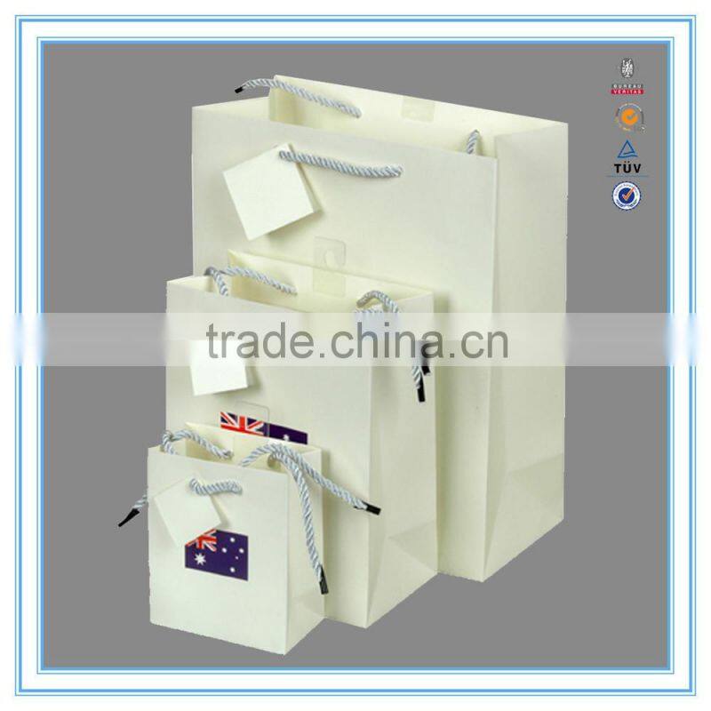 High quality custom printing paper shopping bag&shopping paper bag & paper bag wholesale
