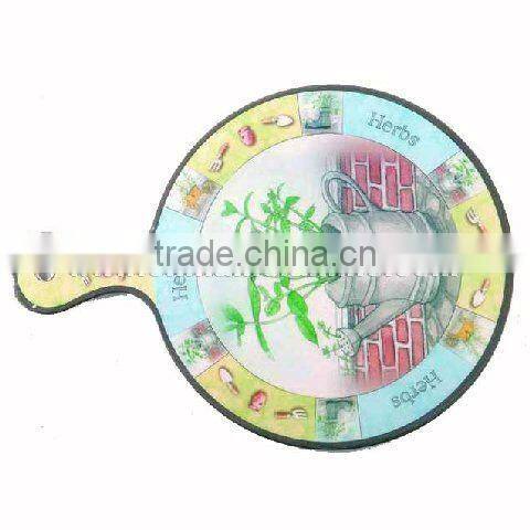 Factory sell cute printing melamine kids vegetable plate