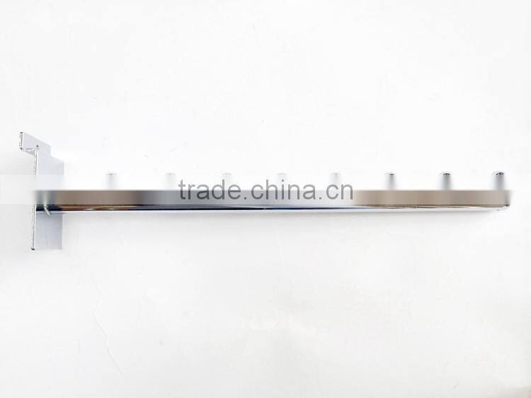 Hot sales hanging hooks with 6 balls slatwall arm straight hooks