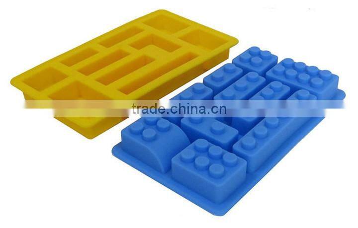 Creative Ice Tray Fruit juice Drink Ice Mold Moudle Block Brick Multicolor Rectangle Shape Cake Chocolate DIY