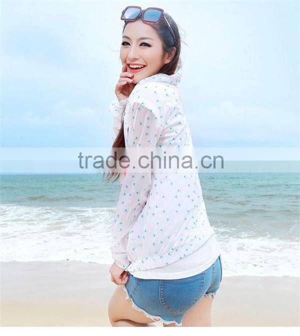 2014 fashion Sun Clothing Beach Protection clothing UV sunscreen shirt sun protection sportswear