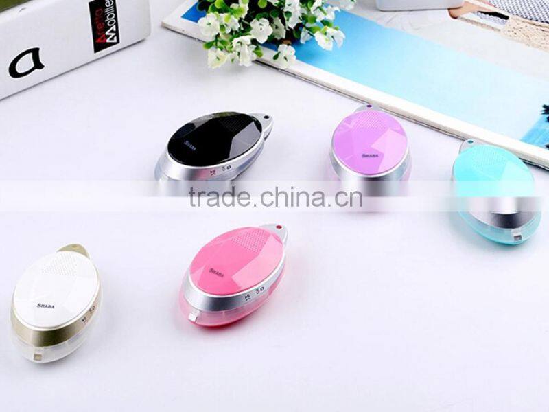 portable mini fashion bluetooth speaker with anti-lost alarm Self Timer function
