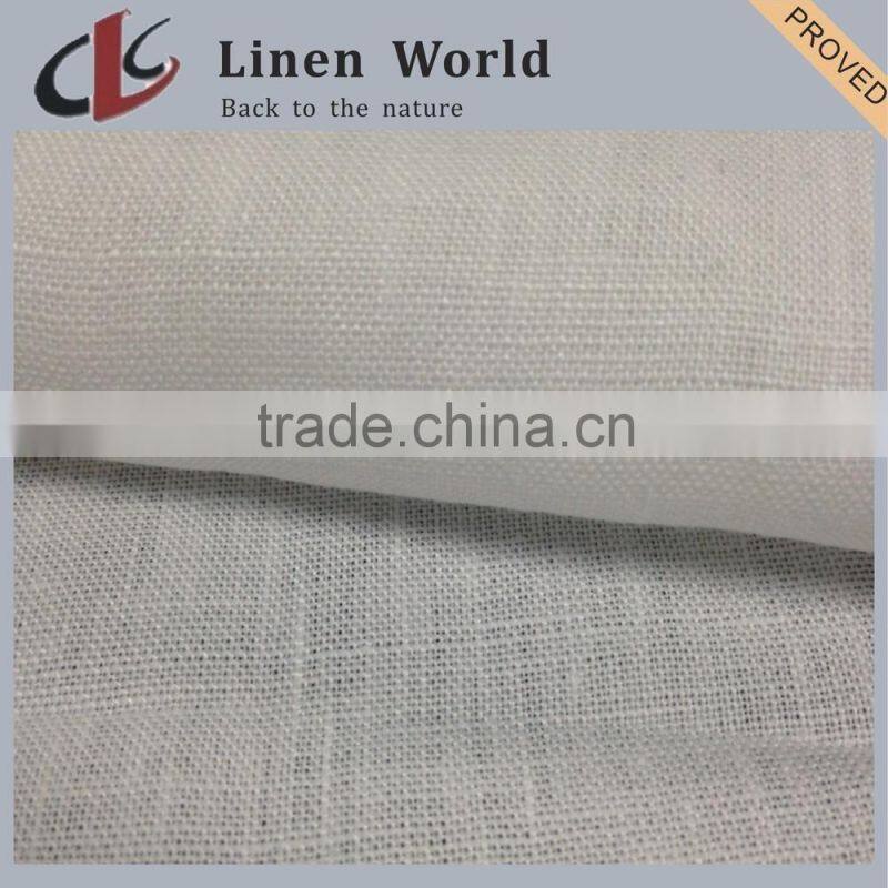 9s Hight Quality Plain Dyed 100%Linen Sheeting Fabric