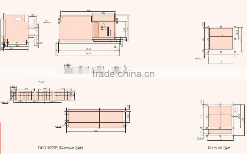 Conventional Air Circuit breakers DW17,DW45