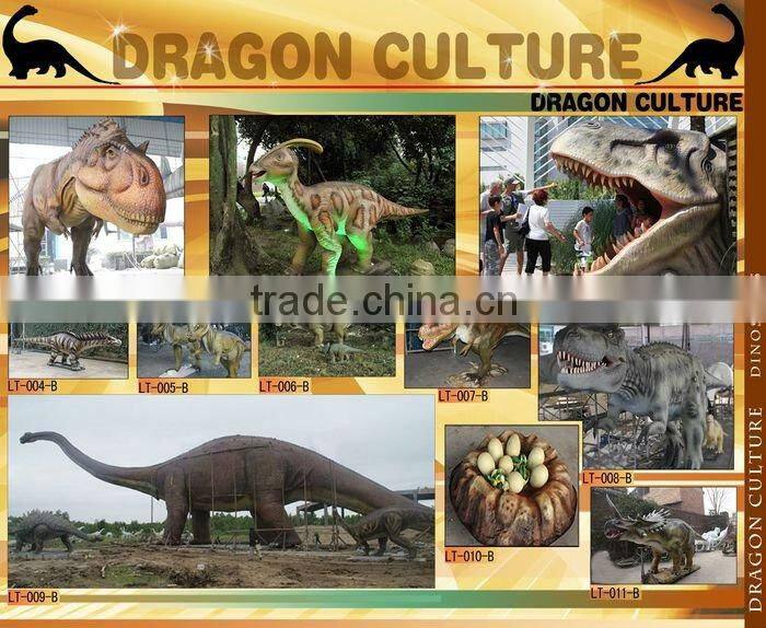 2014 great quality life size large dinosaur waterproof and fireproof with low price