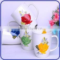 Wholesale 12oz Ceramic barrel shaped coffee mug