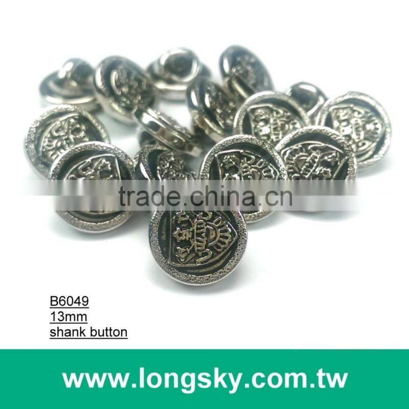 (#B6050/13mm) 20L royalty stylish small shank buttons for jacket