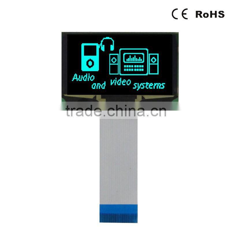 128x64 dots with blue Graphic OLED display LCD module