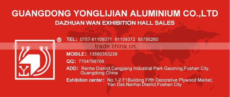 Aluminium profile sliding wardrobe door frame system